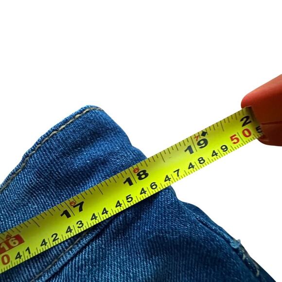 ECKO Unltd. Men's Jean Medium Shorts Blue 759 Relaxed Fit Size 36 - Y2K Jorts - Picture 5 of 6